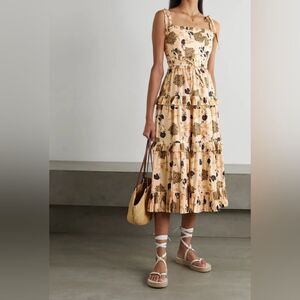 EXCELLENT PRE-LOVED ULLA JOHNSON LUMA DRESS 12